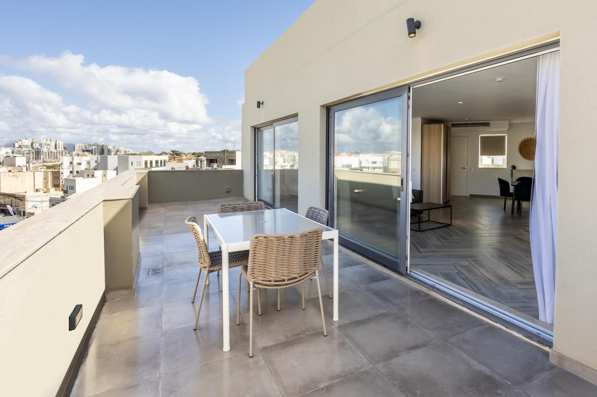 The Cube - Designer Finished Studio Penthouse By Sf Homes Gzira Exterior foto